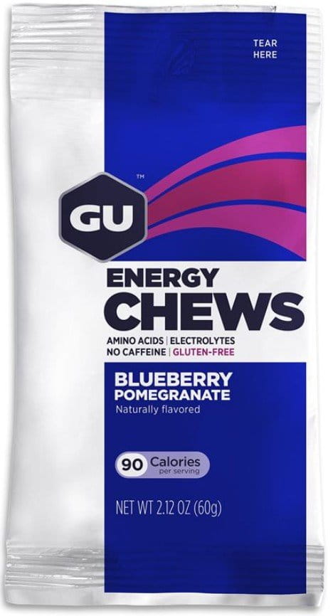Energiageelit GU Energy Chews 60 g Blueberry Pomegr