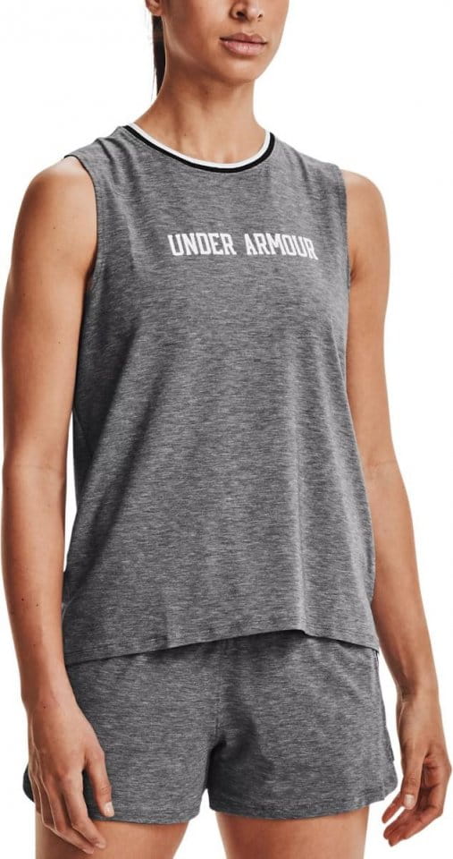 Toppi Under Armour Recovery Sleepwear Tank-BLK