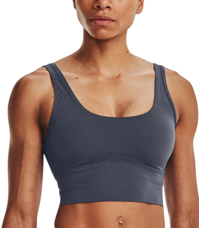 Toppi Under Armour Meridian Fitted Crop Tank-GRY