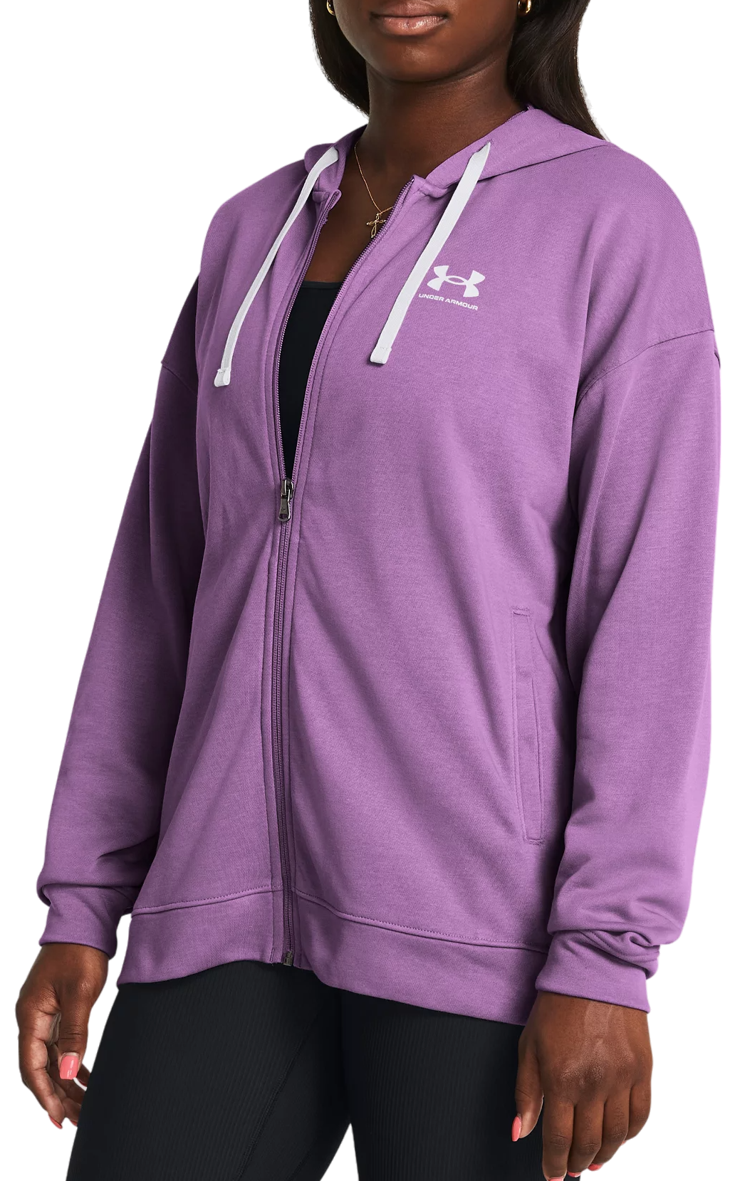 Hupparit Under Armour Rival Terry Oversized Full-Zip Hoodie