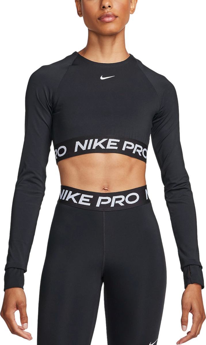 Pitkähihainen t-paita Nike PRO DF 365 CROP LS