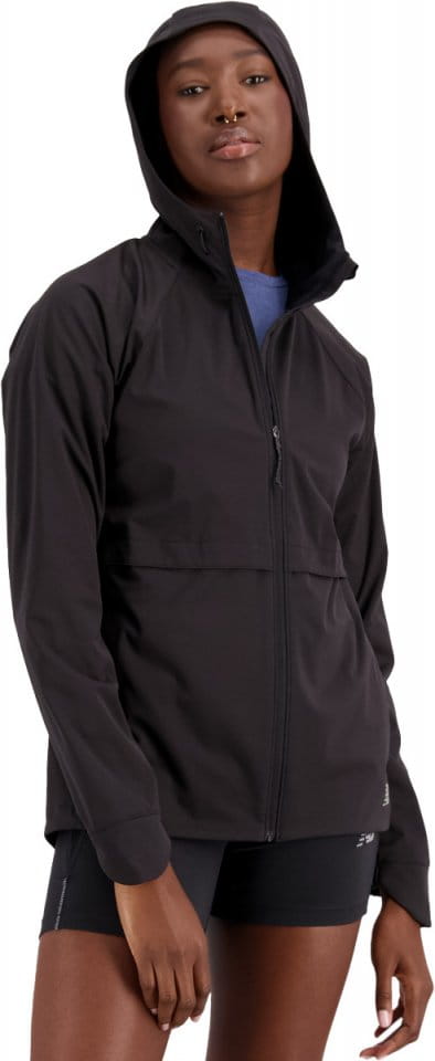 Hupullinen takki New Balance Impact Run Water Defy Jacket